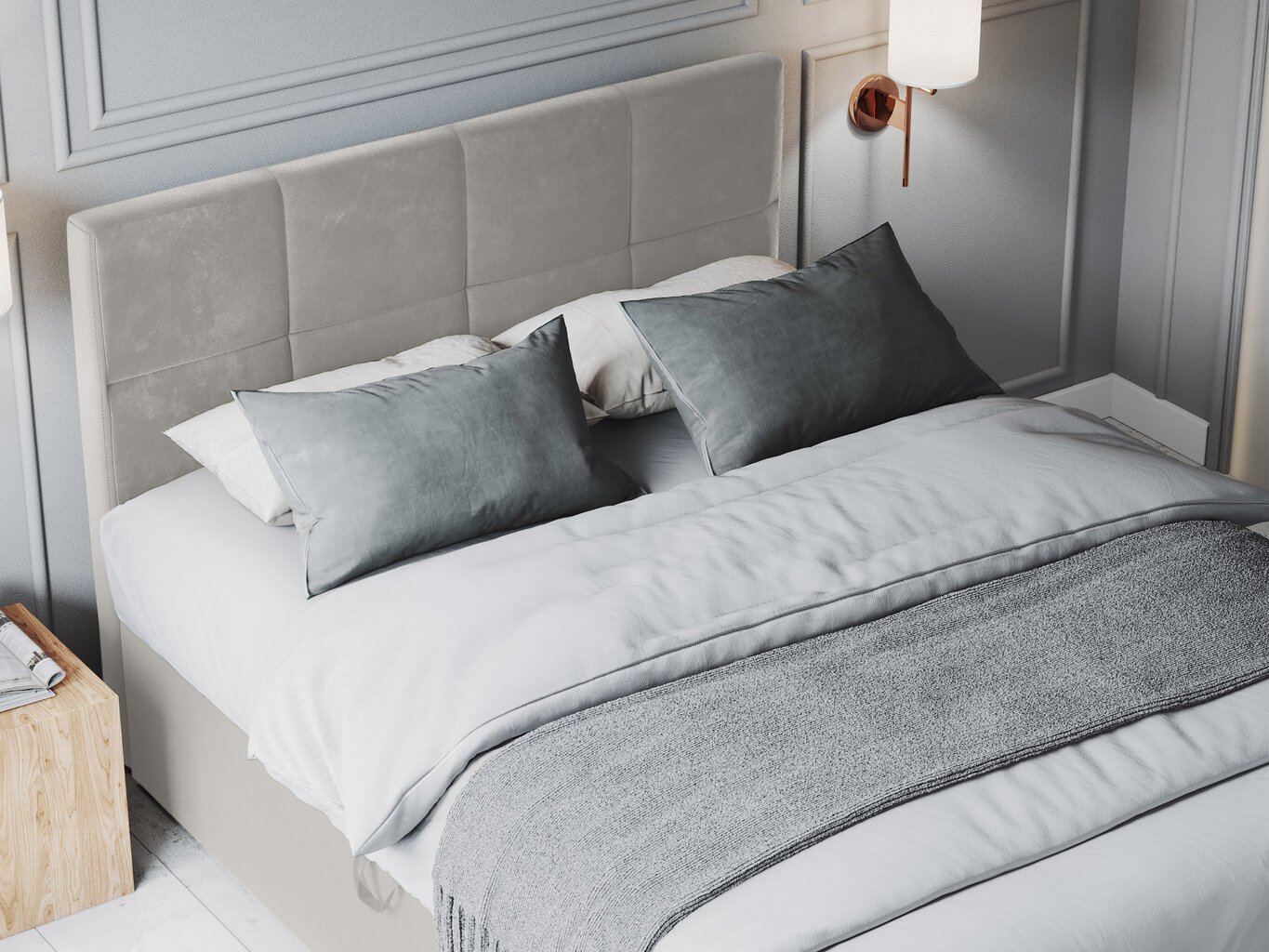 Mazzini Beds Mimicry 160 cm x 200 cm, beigen värinen sänky hinta ja tiedot | Sängyt | hobbyhall.fi