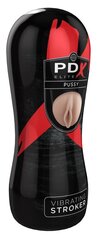 PDX Elite Pussy Vibrating Stroker vibraattori hinta ja tiedot | Tekovaginat ja masturbaattorit | hobbyhall.fi