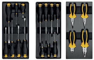 Vorel-työkaluvaunu + työkalut, 6 laatikkoa, 177 kpl hinta ja tiedot | Työkalupakit ja muu työkalujen säilytys | hobbyhall.fi