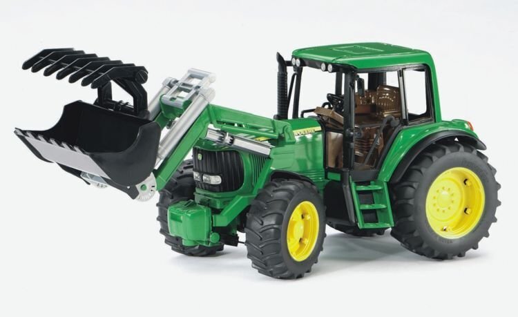 Bruder John Deere 6920 traktori etukuormaajalla hinta ja tiedot | Poikien lelut | hobbyhall.fi