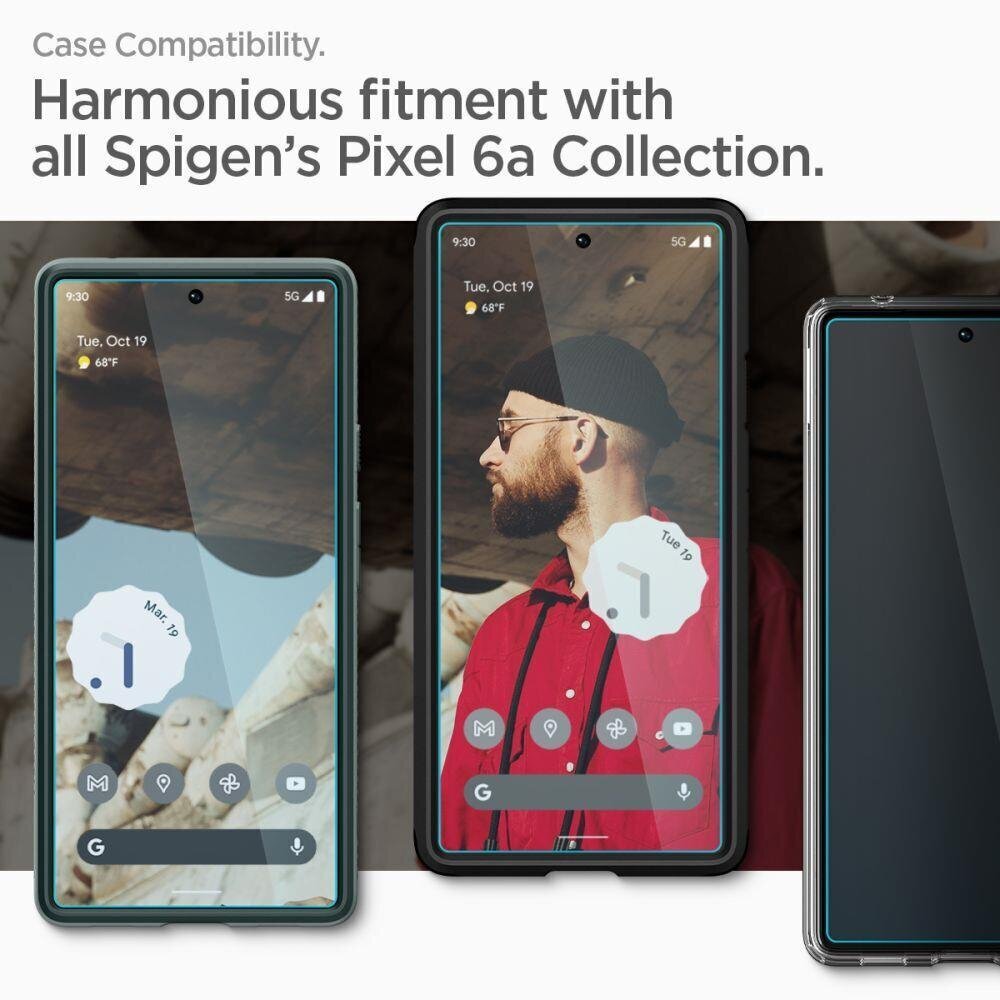 Spigen näytönsuoja panssarilasi mallille Pixel 6a hinta ja tiedot | Näytönsuojakalvot ja -lasit | hobbyhall.fi