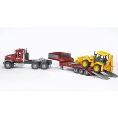 Bruder MACK kuljetusrekka + JCB kaivuri hinta ja tiedot | Poikien lelut | hobbyhall.fi