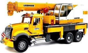 Mack Graniitti ajoneuvo Liebherr-nosturilla hinta ja tiedot | Poikien lelut | hobbyhall.fi