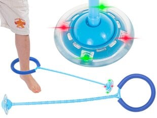 Hula hop jalkahyppypallo LED vaaleansininen hinta ja tiedot | Pihapelit ja ulkopelit | hobbyhall.fi