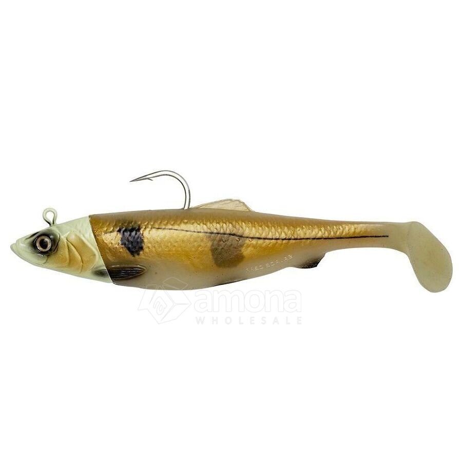 Kumisyötti SG 4D Herring Big Shad 25cm 300g Glow Haddock PHP hinta ja tiedot | Kalanrehu | hobbyhall.fi