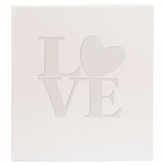 Vieraskirja GOLDBUCH White Love 23x25 hinta ja tiedot | Juhlakoristeet | hobbyhall.fi