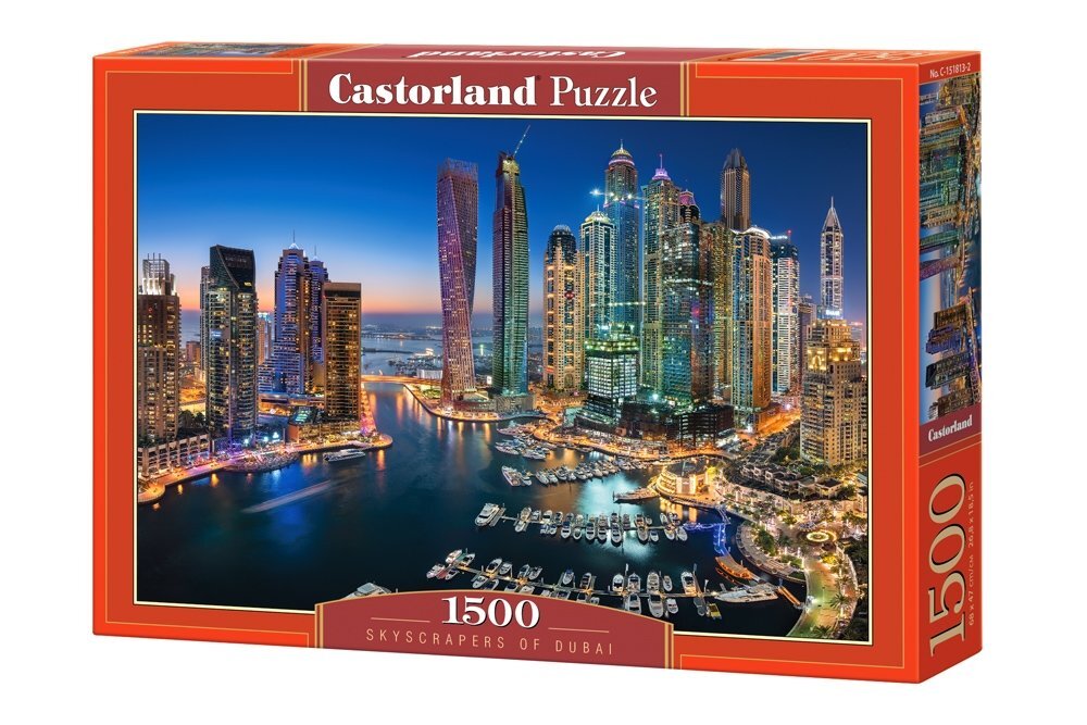 Palapeli Skyscrapers of Dubai Castorland, 1500 osaa hinta ja tiedot | Palapelit | hobbyhall.fi