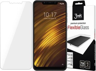 3MK FlexibleGlass Xiaomi Pocophone F1 Szkło Hybrydowe hinta ja tiedot | Näytönsuojakalvot ja -lasit | hobbyhall.fi