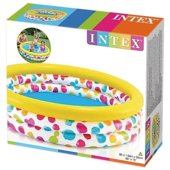 Intex Cool Dots, Ilmatäytteinen allas, 168x38 cm hinta ja tiedot | Uima-altaat | hobbyhall.fi