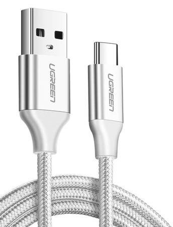 Ugreen US288 USB-C QC3.0 kaapeli 1m valkoinen hinta ja tiedot | Kaapelit ja adapterit | hobbyhall.fi