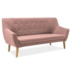 TMS Amber 2, pinkin värinen sohva hinta ja tiedot | Sohvat ja vuodesohvat | hobbyhall.fi