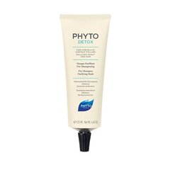 Puhdistava hiusnaamio Phyto Detox Pre-Shampoo puhdistava naamio 125 ml hinta ja tiedot | Naamiot, öljyt ja seerumit | hobbyhall.fi