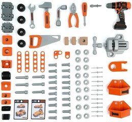 Smoby Black & Decker 90 osainen leikkityökalupöytä työkaluineen hinta ja tiedot | Poikien lelut | hobbyhall.fi