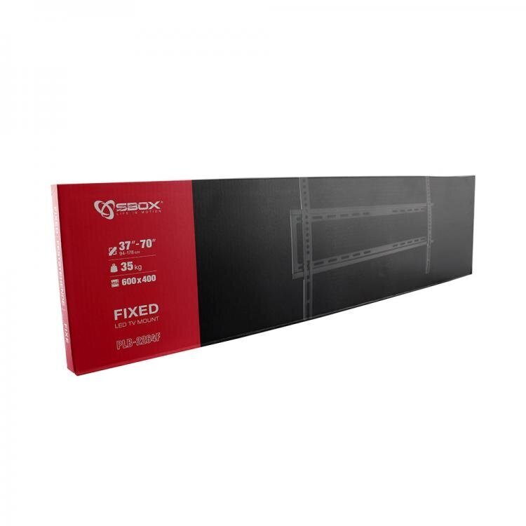 Sbox PLB-2264F, Vesa 75x75 - 600x400, 37"-70" hinta ja tiedot | TV-seinätelineet | hobbyhall.fi