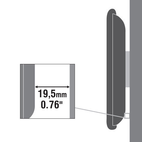 Sbox PLB-2264F, Vesa 75x75 - 600x400, 37"-70" hinta ja tiedot | TV-seinätelineet | hobbyhall.fi