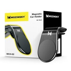 Wozinsky universaali magneettinen puhelinteline ilman ulostuloaukkoon, musta (WCH-02) hinta ja tiedot | Puhelintelineet | hobbyhall.fi