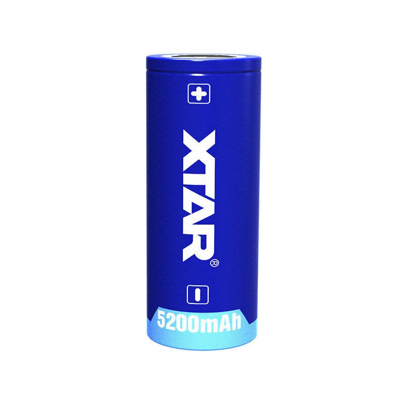 Akku XTAR 26650 5200mAh (suojattu) - 7A hinta ja tiedot | Paristot | hobbyhall.fi