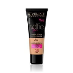 Meikkivoide Eveline Selfie Time 2w1, 05 Beige, 30 ml hinta ja tiedot | Meikkivoiteet ja puuterit | hobbyhall.fi