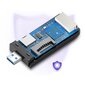 SD-kortinlukija Ugreen USB 3.0 SD / micro, harmaa (50541) hinta ja tiedot | Adapterit | hobbyhall.fi