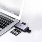 SD-kortinlukija Ugreen USB 3.0 SD / micro, harmaa (50541) hinta ja tiedot | Adapterit | hobbyhall.fi