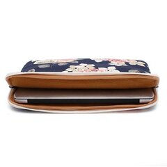 CANVASLIFE SLEEVE LAPTOP 15-16 NAVY ROSE hinta ja tiedot | Tietokonelaukut | hobbyhall.fi