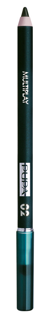 Silmänrajauskynä Pupa Multiplay, 02 Electric Green, 1,2 g hinta ja tiedot | Silmämeikit | hobbyhall.fi