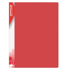 Esitekansio A4, 40 taskua, punainen hinta ja tiedot | Toimistotarvikkeet | hobbyhall.fi