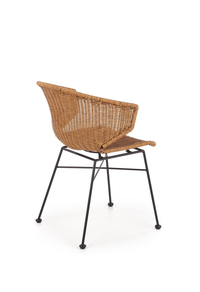 Halmar K407, ruskean /mustan värinen 2 tuolin setti hinta ja tiedot | Ruokapöydän tuolit | hobbyhall.fi