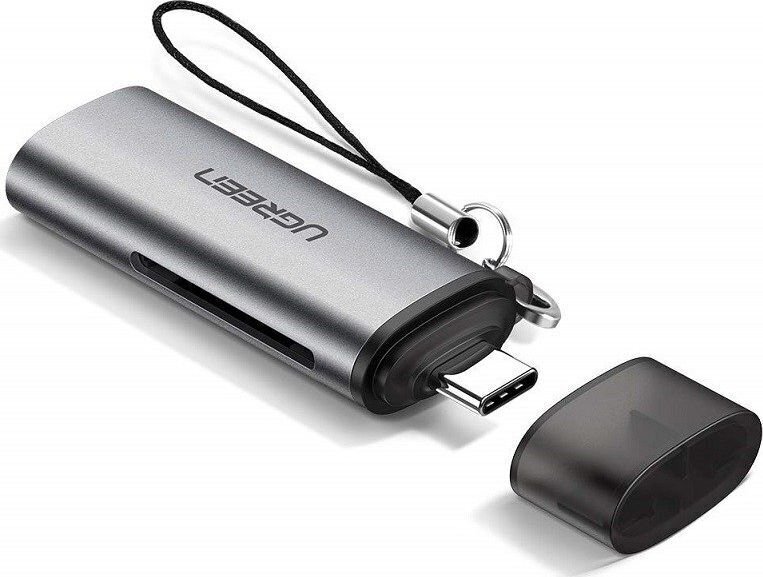 Kortinlukija Ugreen CM184 USB-C 3.1, microSD + SD hinta ja tiedot | Adapterit | hobbyhall.fi
