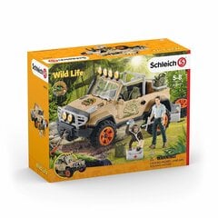 SCHLEICH WILD LIFE Maastoauto Ja Köysivintturi hinta ja tiedot | Poikien lelut | hobbyhall.fi