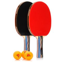 Pöytätennissetti Meteor Mistral, 2 mailaa 3 palloa hinta ja tiedot | Pingismailat | hobbyhall.fi