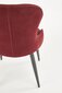 Tuolisarja Halmar K366, 2 tuolia, punainen hinta ja tiedot | Ruokapöydän tuolit | hobbyhall.fi