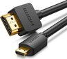 Ugreen (HD127) HDMI, 4K 3D 1 m hinta ja tiedot | Kaapelit ja adapterit | hobbyhall.fi