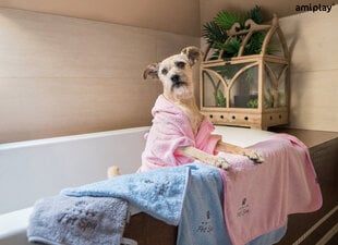 Amiplay SPA Pink, S-kokoinen koiran pyyhe hinta ja tiedot | Eläinten hoitotuotteet | hobbyhall.fi