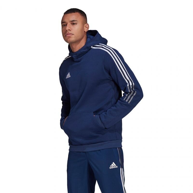 Miesten collegepaita Adidas Tiro 21 Sweat Hoody M GH4464 77812, sininen hinta ja tiedot | Miesten puserot ja hupparit | hobbyhall.fi