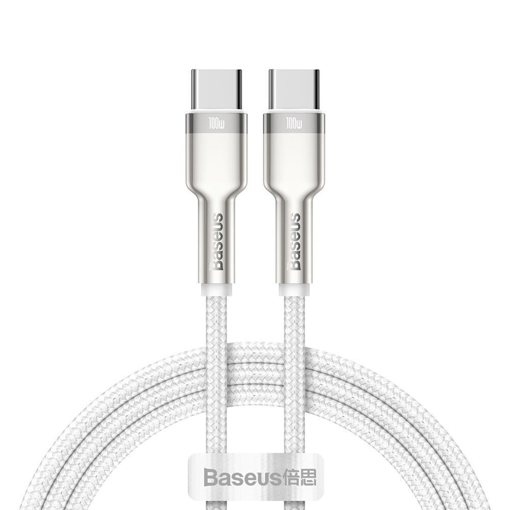 Kaapeli Baseus USB Type C - USB Type C 100 W 1 m 20210316150659 hinta ja tiedot | Puhelinkaapelit | hobbyhall.fi