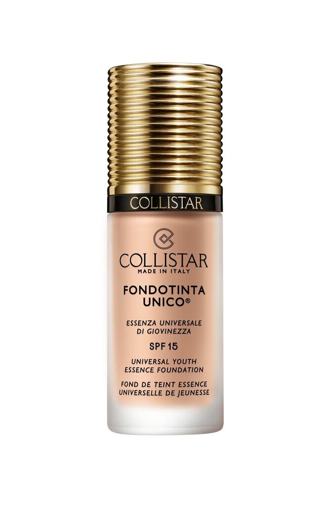 Collistar Unico Youth Essence SPF 15 Nestemäinen meikkivoide, 30 ml, 3R Pink Beige hinta ja tiedot | Meikkivoiteet ja puuterit | hobbyhall.fi