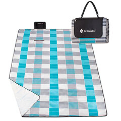 Piknik-peitto Springos 200 x 240 cm, sininen/valkoinen hinta ja tiedot | Retkeilyalustat, piknikhuovat | hobbyhall.fi