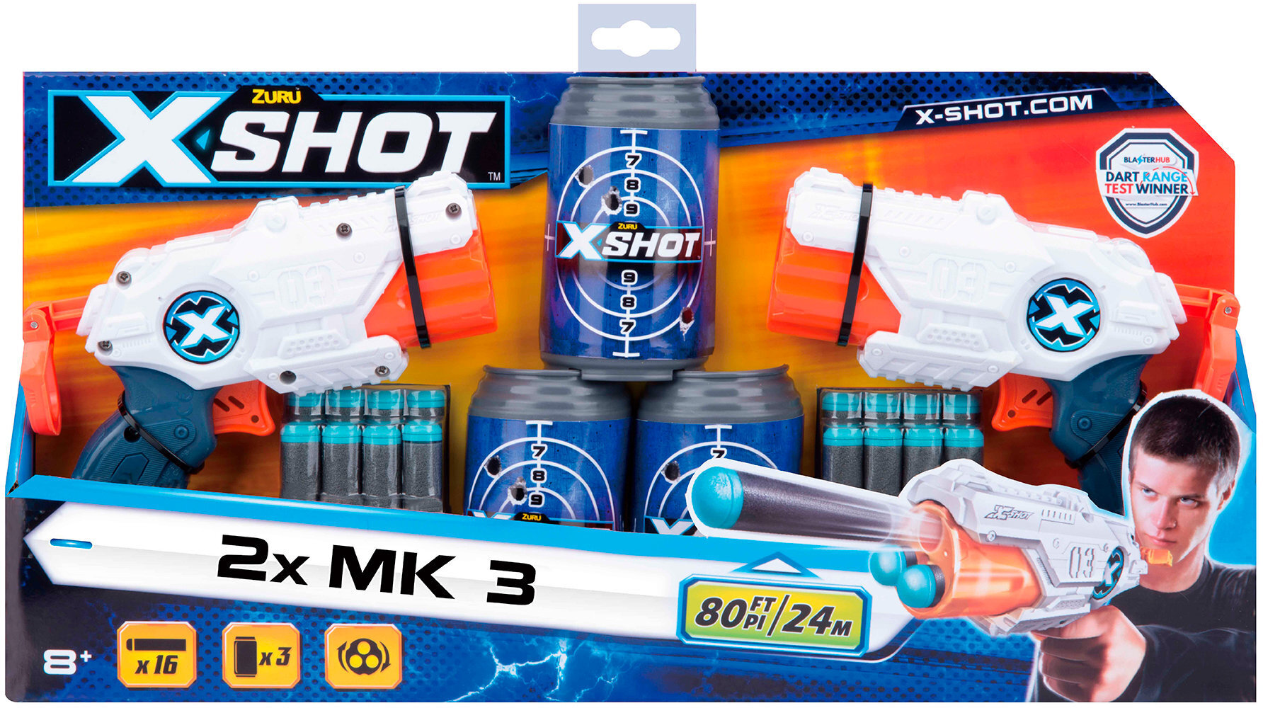 XSHOT leikkipyssy Reflex hinta ja tiedot | Poikien lelut | hobbyhall.fi