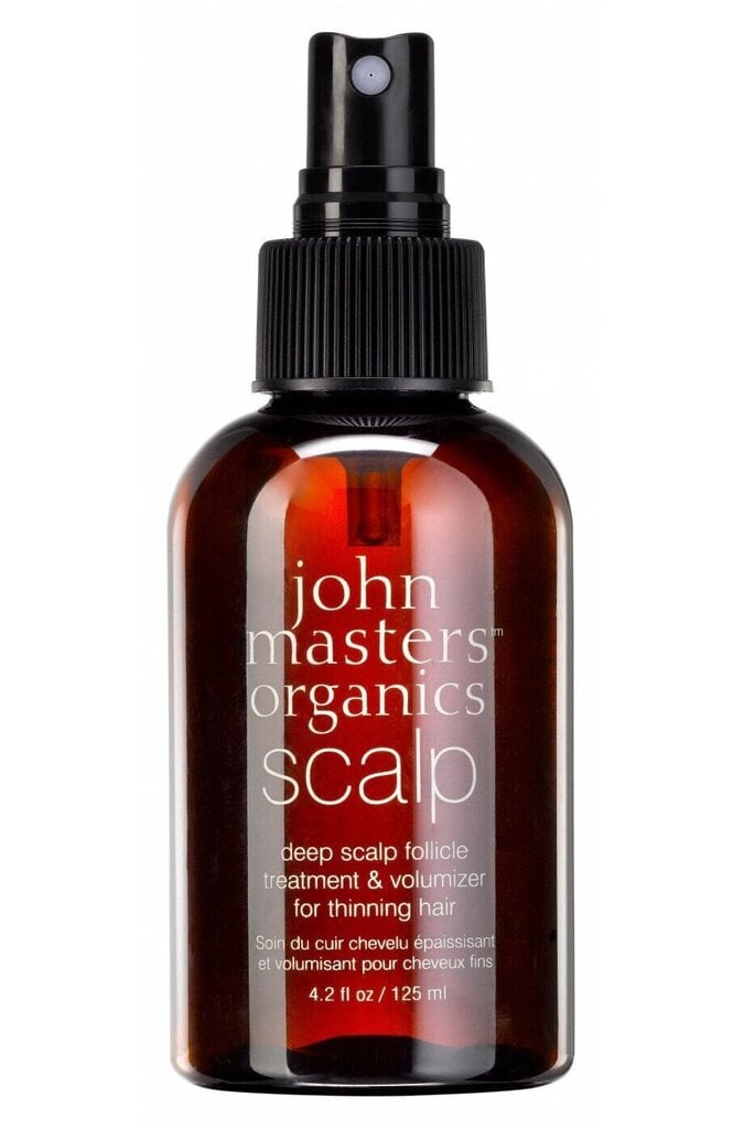 Volyymiä lisäävä hiustenhoito John Masters Organics Deep Scalp Follicle Treatment & Volumizer, 125 ml hinta ja tiedot | Hiusnaamiot, öljyt ja seerumit | hobbyhall.fi