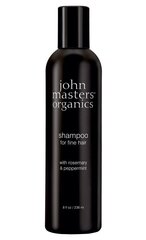 Tuuheuttava shampoo John Masters Organics Rosemary & Peppermint Shampoo, 236 ml hinta ja tiedot | Shampoot | hobbyhall.fi