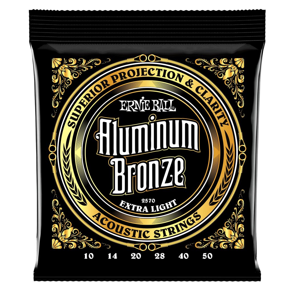 Ernie Ball 2570 0.010 Aluminum Bronze 0.050 kielet akustiseen kitaraan hinta ja tiedot | Soittimien lisätarvikkeet | hobbyhall.fi