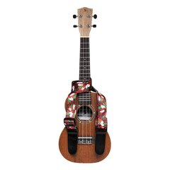 Stagg STE UKEFLOW RED ukulelen hihna hinta ja tiedot | Soittimien lisätarvikkeet | hobbyhall.fi