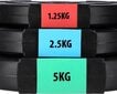 Vaihdettava paino HMS SG40 40 kg hinta ja tiedot | Käsipainot, kahvakuulat ja voimaharjoittelu | hobbyhall.fi