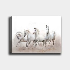 Valkoiset hevoset taulu hinta ja tiedot | Taulut | hobbyhall.fi