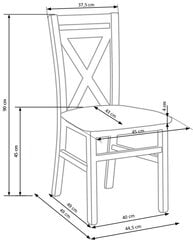 Dariusz 2 -tuoli, 2 kpl / pakkaus, tammi hinta ja tiedot | Ruokapöydän tuolit | hobbyhall.fi