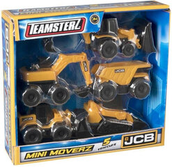 HTI TEAMSTERZ Mini Moverz 5 kpl pakkaus hinta ja tiedot | Poikien lelut | hobbyhall.fi