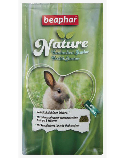 Beaphar Nature, pienille kaneille Junior, 1,25 kg hinta ja tiedot | Pieneläinten ruoat | hobbyhall.fi