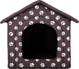 Koirankoppi-peti Hobbydog R1 tassut, 38x32x38 cm, ruskea hinta ja tiedot | Pedit ja pesät | hobbyhall.fi
