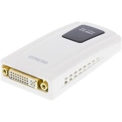 Deltaco USB3-DVI, USB 3.0, DVI-I, HDMI, VGA hinta ja tiedot | Kaapelit ja adapterit | hobbyhall.fi